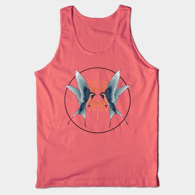 morning birds Tank Top by Gekko and the Samurai 